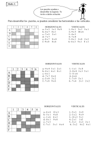 Puzzle de multiplicaciones desde 3 basico