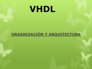 VHDL ARQUITECTURA1