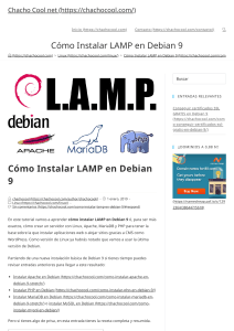 ▷ Cómo Instalar LAMP en Debian 9 - [2019] PASO A PASO