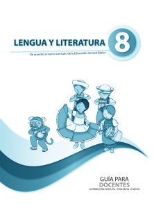 Lengua y Literatura 8. Guia para docente