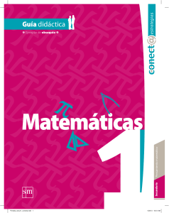 SM Conecta Estrategias Secundaria - Matemáticas 1 -Guía Didáctica