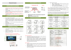 Manual Cargador Solar 60A (traducido)