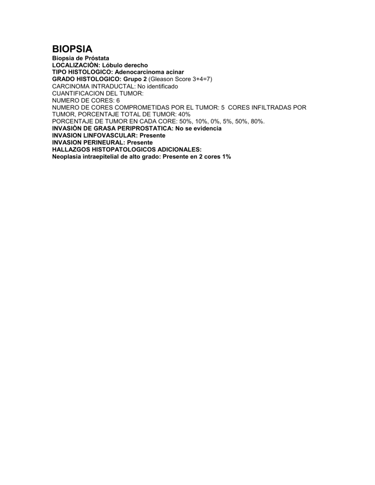 BIOPSIA biopsia