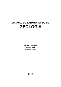 Manual de Laboratorio de Geolog&iacute;a