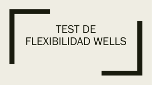 test de flexibilidad de wells