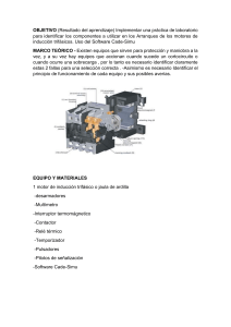 materiales de arranque directo en motores de induccion trifasica