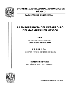 La Importancia del Desarrollo del Gas Grisú en México
