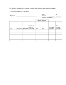Formatos de planeacion y seguimiento de auditoria en informatica-1