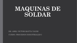 MAQUINAS DE SOLDAR 