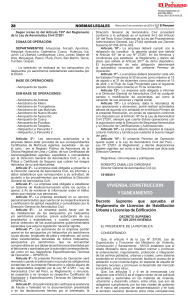 Decreto Supremo N° 029-2019-VIVIENDA