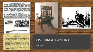 Historia Argentina  1810-1840