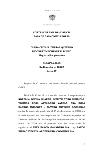 SL16794-2015 CORTE SUPREMA DE JUSTICIA CASA SENTENCIA POR PRESTACIONES Y BONIFICACION