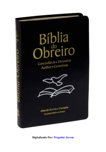 Bíblia do Obreiro - SBB