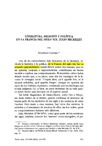 5. Religión Francia S XIX de Julio Michelet