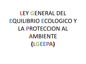 LGEEPA Ley general de equilibrio ecologi