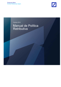 Manual de Politica Retributiva  DB SAE Espana