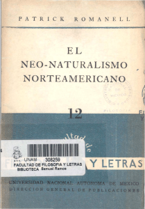 12 P Romanell Neonaturalismo norteamericano 1956