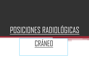 POSICIONES RADIOLÓGICAS CRANEO