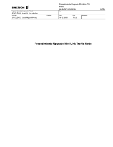 Procedimiento Upgrade Mini-Link TN