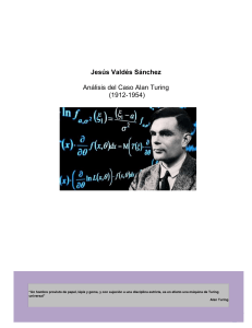 Análisis del caso Alan Turing