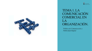 tema 1. comunicación comercial en la organización