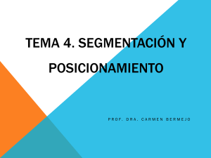 tema 4. segmentación y posicionamiento
