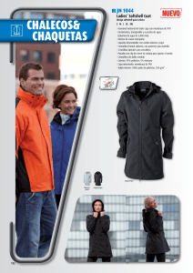 catalogo J&N chalecos y chaquetas publimax comunicacion