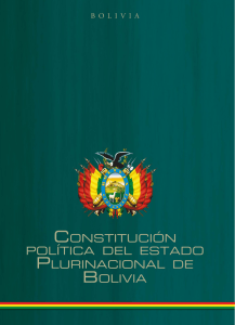 Constitucion Politica del Estado de Bolivia