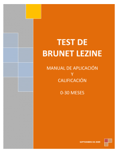Brunet-Lèzine-Manual-calificación-0-30-meses