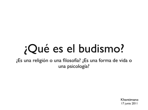 ¿Qué es el budismo?