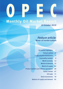 OPEC MOMR October 2019