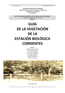 Guía de la Vegetación de la Estación Biológica Corrientes