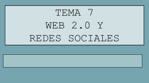  WEB 2.0 REDES SOCIALES
