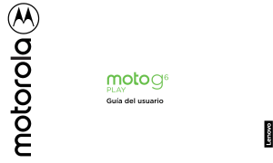 Motorola Moto G6 Play (Single SIM) Guia de usuario