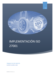 IMPLEMENTACION ISO 27001
