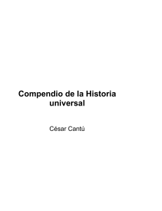 César Cantú - Compendio de la Historia Universal
