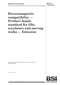 7.- EN 12015 2004. Compatibilidad electromagnetica