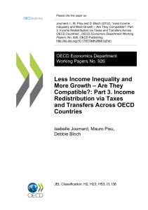 Impacto redistribución efvo OECD