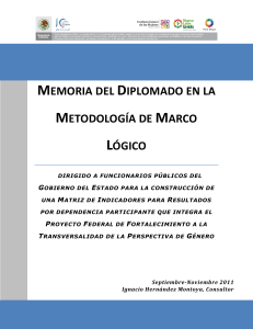DIplomado de la Metodología de Marco Lógico en Nuevo León