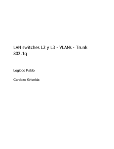 G2 LAN switches L2 y L3 - VLANs - Trunk 802.1q