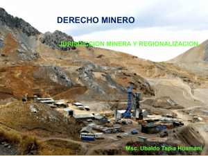 Cap. VII  Derecho Minero y Juridicción Minera(1)