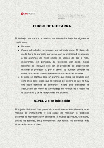 CURSO DE GUITARRA (Incompleto)