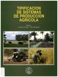 Libro TIPIFICACIÓN DE SISTEMAS DE PRODUCCIÓN AGRICOLA