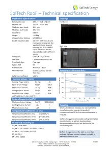 ROF-0002-SolTech-RooF-Technical-specification-85W E