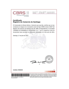 certificado registro de comercio