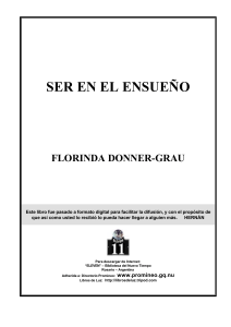 Donner-Grau, Florinda - Ser en el Ensueño