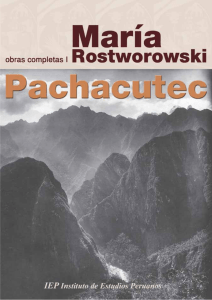MARIA ROSTWOROWSKI - Pachacutec Inca Yup