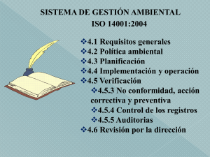 SISTEMA DE GESTION AMBIENTAL ISOooo