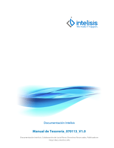 Manual de Tesorería Intelisis: Configuración y Funcionalidad