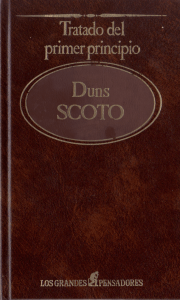 Duns Scoto - Tratado del primer principio